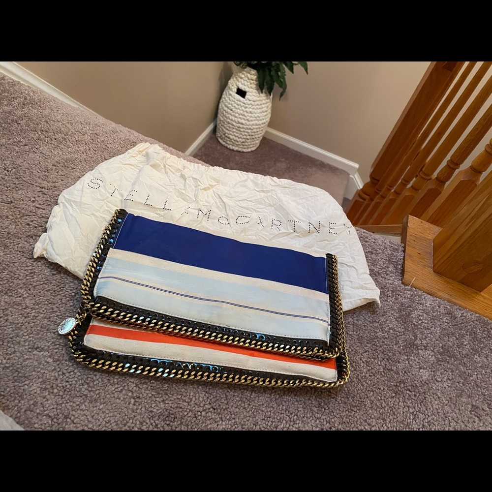 Multicolored Stella McCartney clutch bag